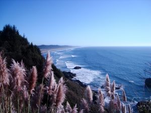 Aussicht Ausblick Hügel Pazifik Westküste USA