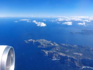 Cap Formentor von oben Flugzeug Mallorca Spanien